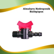 Chek Valve 16 mm Stop Mini Faucet Water Faucet PVC Pipe Outer Thread 1/2" X 16mm To PE Hose 13mm/16m