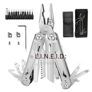 เครื่องมือเอนกประสงค์  เครื่องมือพกพา คีมGanzo G303 ของแท้100% ทำจากเหล็ก 440C ขนาดตอนหุบ 10.5x5 ซมM