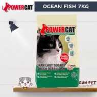 ☊❖PowerCat Dry Cat Food 7kg Ocean Fish Tuna Kitten Chicken Power Cat Makanan Kucing Berkualiti PRODUCT ADABI BUMIPUTRA 猫