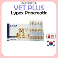 VET PLUS Lypex Pancreatic Supplement 60 Capsules / For dogs and cats / K-PET