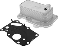 HEROFFIX 1 Pcs Engine Oil Radiator for Land Rover Range Rover Evoque 2018-2023 Engine Gear Oil Radia