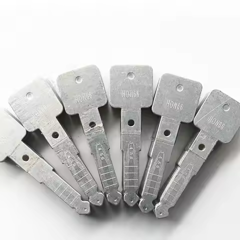 20PCS/LOT Engraved Line Blank Car Key Scale Shearing Teeth For 2 in 1 LiShi HU101 HU66 HON66 HU100 H