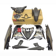 COVERSET YAMAHA 135LC V4 HITAM MATTE
