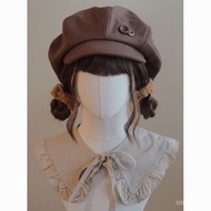 Popular Ganni Hat Japanese Benshou Made Original Handmade Cloud Hat Beret Painter Hat Peaked Cap Aut