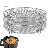 Stackable Grid Grilling Rack 8-Inch 3-Layers for Home Kitchen Oven Cooker