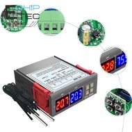 1PCS 12V 24V 110-220V Thermoregulator Thermostat with Heater Cooler STC-3008 Dual Digital Temperature Controller Two Relay Output
