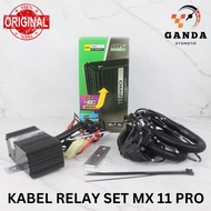 RELAY SET MX 11 PRO LAMP RELAY CABLE/ H4 LAMP