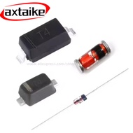 100PCS IN4148 1N4148 DO-35 LL4148 LL-34 1206 1N4148W T4 SOD-123 1N4148WS 0805 SOD-323 1N4148WT 0603 