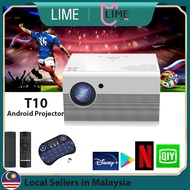 T10 Projector 1080P 4K Android for Phone HD Wifi Wireless Projectors Protable Mini Projecter