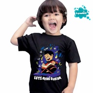 Afrakids Short Sleeve T-Shirt AF247 "Let's Read Qur'an"