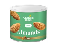 [歐納丘 O'natural] 天然堅果 多口味-原味杏仁果 (190g/罐)
