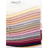 BORONG TUDUNG BAWAL COTTON VOILE PLAIN BIDANG 50