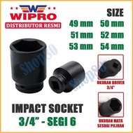 MATA Wipro Impact Socket Wrench 3/ 4" 6PT 49 50 51 52 53 54 mm