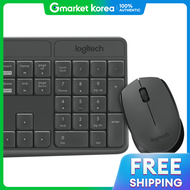 Logitech | ของแท้ ชุดคีย์บอร์ดและเมาส์แบบไร้สาย WISEMK235
