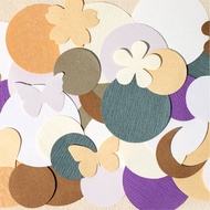 45 Pcs Artistic Hollow-Cut Scrapbook Papers Vintage-Style Decorations for Journaling DIY Journaling 