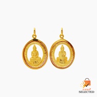 AURORA Selected จี้หลวงพ่อโสธร ทรงวงรี สีทอง [Design]