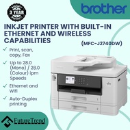 Brother MFC-J2740DW Multifunction inkjet printer with built-in Ethernet and wireless capabilities
