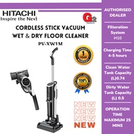 HITACHI 250 WATT CORDLESS STICK VACUUM CLEANER WET & DRY FLOOR CLEANER PV-XW1M - HITACHI WARRANTY MA