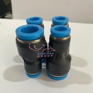 PNEUMATIC FITTING 12 x 8 mm STRAIGHT / PNEUMATIC FITTING 12 x 8mm