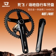 BOLANY/BOLANY 144cbd Dead Speed Crank Round Hole Chainring 48T/49T Track Bike Bicycle Chainring