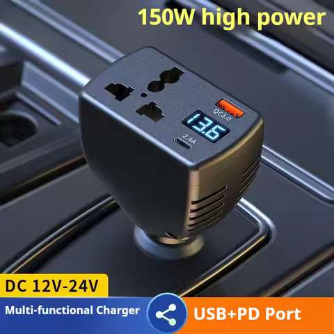 Car Charger 150W High-power Car Charger Super Fast Charger