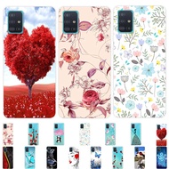 TPU Silicone Back Cover Samsung Galaxy A51 Painted Soft Cover Phone Case Samsung A51 A 51