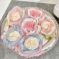 Flower Accessories Mori Series Fresh Fabric Rose diy Neck Flower Corsage Hole Shoes Clothing Accesso