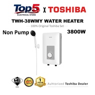 Toshiba DC Pump Water Heater DSK38S3MW DSK38ES3MW DSK38ES3MB-RS Pemanas Air