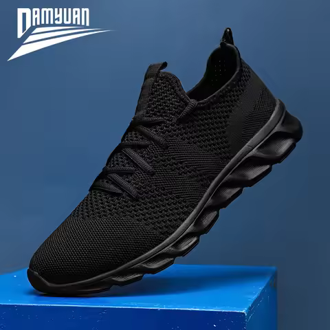 Fashion Outdoor Men Shoes Plus Size 47 Men Casual Shoes Summer High Quality Mesh Sneakers Lightweigh