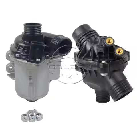 AP03 Electric Water Pump With Bolts +Thermostat For BMW 135i 335i 335d 535i 640i 740Li X1 X3 X5 X6 Z
