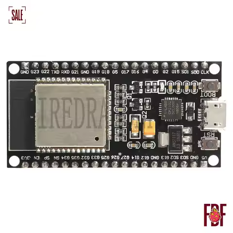 ESP32 WiFi Dual Core CPU Development 38Pins CP2102 CH9102 Driver Embedded System Project