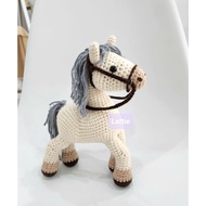 HANDMADE HORSE DOLL HORSE DOLL CUSTOM/ DOLL CUSTOM/ DOLL KNITTED DOLL NEWBORN PHOTO PROPERTY NEWBORN