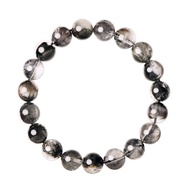 【正佳珠寶】黑銀鈦 超頂級淨透魚骨貓眼黑銀鈦晶 10.9-11.4mm