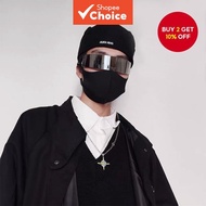 Cyberpunk futuristic technology rectangular glasses men's and women's sci-fi sunglasses high street 