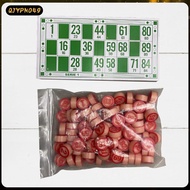 [qjypno49] Bingo Board Game Portable Classic Bingo Cards Bingo Game Bingo Set 48 Bingo