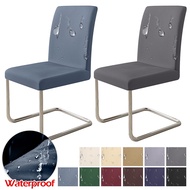 Waterproof Fabric Multi-Color Chair Cover Spandex Elastic Soft Chair Slipcover Seat Case For Office Kitchen Dining Room