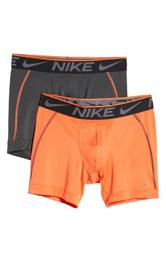 Nike 耐吉BREATHE MICRO 優質運動內褲  灰色+橘色 兩件套裝  訓練束褲 運動透氣  百分百正品