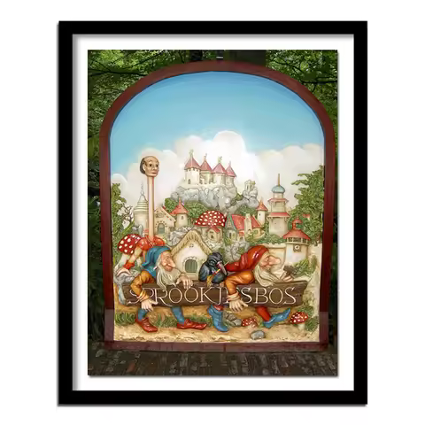 Full Diamond Painting 5D DIY Cartoon Diamond Painting Efteling Park Diamond Embroidery Cross Stitch 