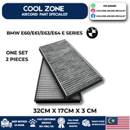 📣Top Quality📣 2Pc - Bmw E60 • E61 • E62 • E63 • E64 • N52 • N54 • N55 • M54 Car Aircond Cabin Air Fi