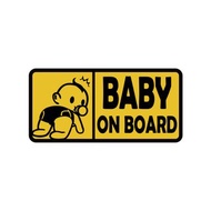 汽車貼紙 BABY ON BOARD 反光貼紙 擋風玻璃貼紙 3M貼紙