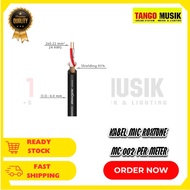 KABEL MIC MERK ROXTONE MC 002 BLACK PER METER