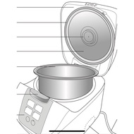 Panasonic International Brand Electronic Cooker SR One DF101 Inner Pot