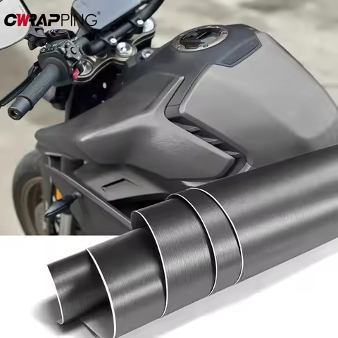 Motorcycle Sticker Aluminum Brushed Vinyl Film Car Film Creative Sticker Waterproof Film Car Decorat