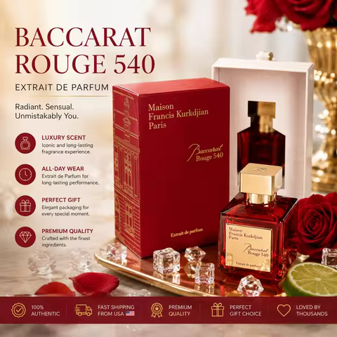 Maison Francis Kurkdjian Baccarat Rouge 540 Extrait de Parfum 70ml - Long Lasting Amber Floral Fragr
