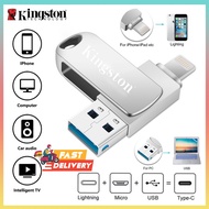 2TB USB3.0 4-in-1 OTG flash drive metal waterproof high-speed 4GB 1TB 512GB 256GB 128GB USB flash dr