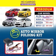 Perodua Bezza Alza Myvi Axia Auto Flip Auto Folding Side Mirror Cover PNP System