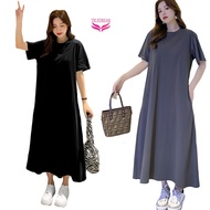 Women Wear Loose Maxi Long Dress  Plain Kebaya Baju Labuh Perempuan Tidur Wanita Plus Size