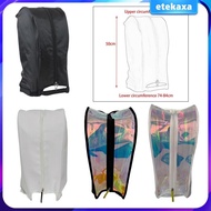 [Etekaxa] Golf Bag Caps Club Bags Raincoat Adjustable Rainproof Clear Zipper Top Outdoor Golf Supplies Protect Hat Cover for Golf Push Carts Fitments