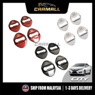 Honda City GM6 Door Lock Protector Cover Steel Red Black Silver For Honda GM6 (2014-2020) CarMall Ca