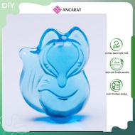 Ancarat - Feng Shui Stone Fox Pendant (Blue - Water Element)